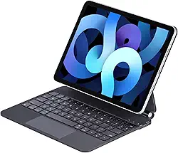 Mobee Capa com Teclado Mágico para iPad 10ª Geração 10,9 polegadas (2022) e iPad 11ª (A16, 2025), Capa com Teclado Magnético Painel Multi-Touch, Retroiluminado, Leve