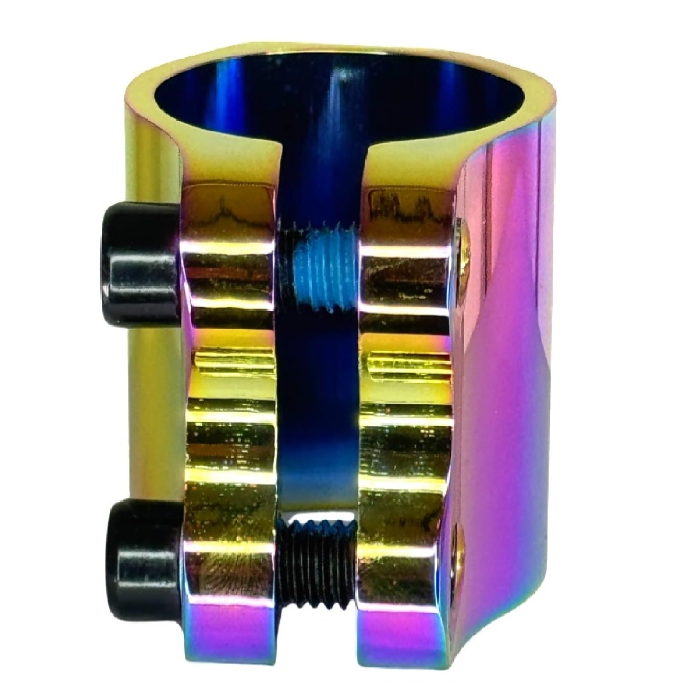 Pince De Guidon MGP Madd Gear V2 31,8 Mm – Néochrome Arc-en-ciel Pour Trottinette Stunt