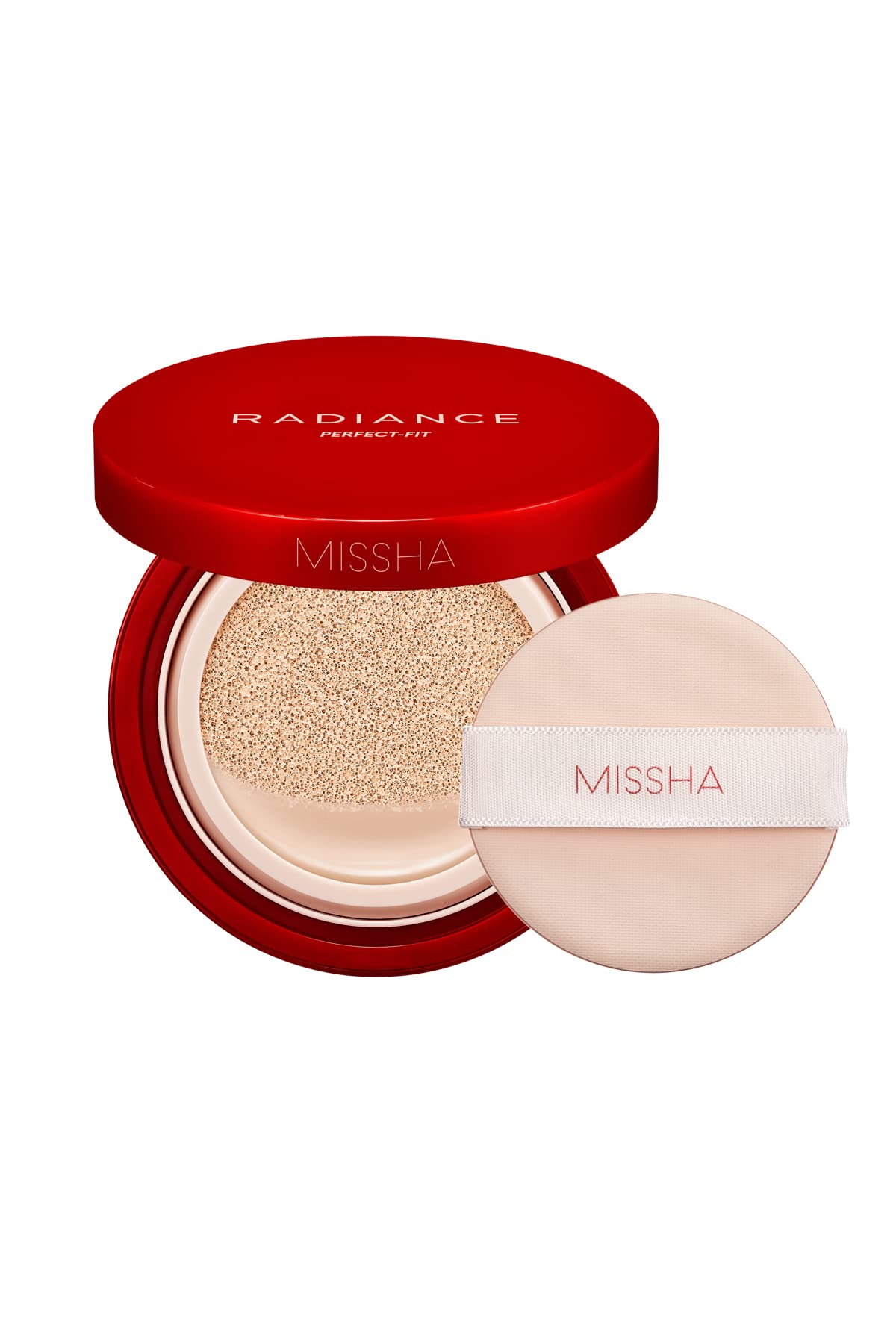 MISSHA Mat Bitişli Ve Kalıcı Cushion Fondöten Radiance Perfect Fit Cushion Foundation No21 Fairy Spf50