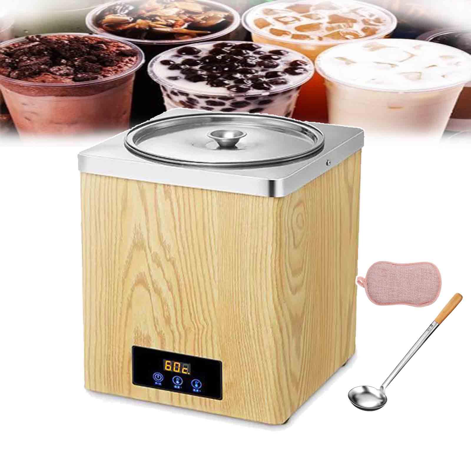 YXZQLOZ 3L/7L Tapioca Pearl Warmer Machine with Temperature Control 30-100°C for Bubble Tea, Sushi, Rice, Taro Balls, for Cafes and Restaurants (C 3L)