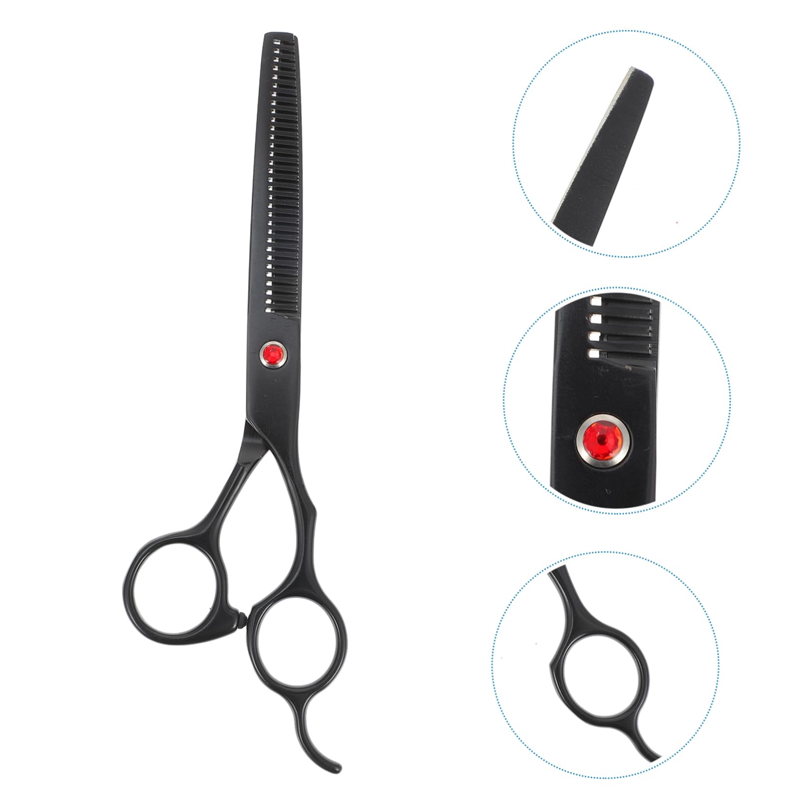 Baluue 2pezzi Forbice Per Sfoltire Acciaio Inossidabile Per Parrucchieri e Uso Domestico Strumento Professionale Per Taglio e Trattamento Perfetta Per Sfumature e Texture Capillari
