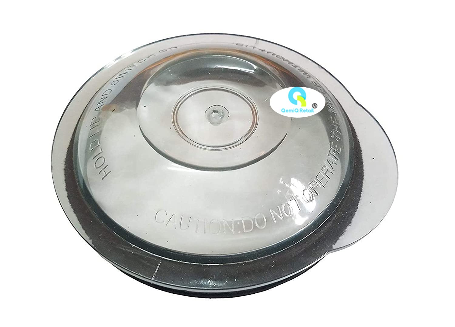 QemiQ Retail® -“Chutney” jar lid Compatible for PANASONIC Models”MX-116E/ MX-216E/ MX-113E” (10.5 cm, Clear), Polycarbonate