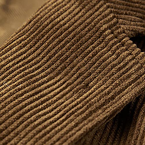 Men's Vintage Corduroy Blazers Two Buttons Single Breasted Sports Coat4