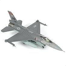 1/100 Scale F-16C Fighting Falcon Fighter Jet Model USAF Mountain Home Air Force Base (MO) Military Aircraft Miniature Metal Diecast Airplane Model Kit for Adult Collection