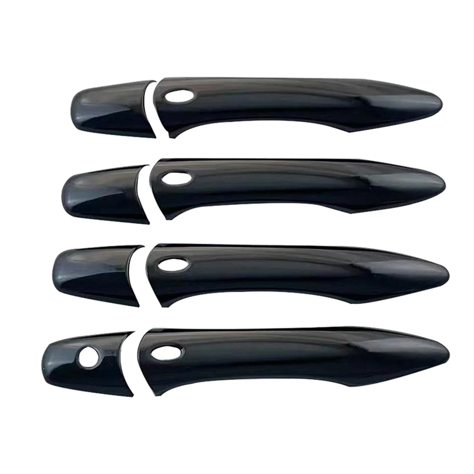 Rdwspli Black Exterior Handle Shell Compatible With Infiniti For Qx80 2014-2021 Door Handle Covers Stickers Gloss Carbon Side Car Accessories