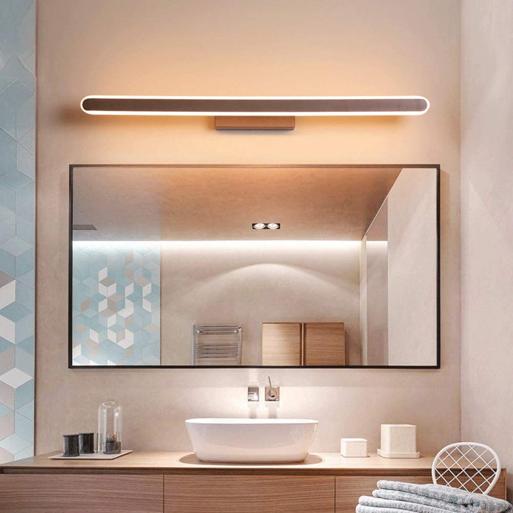 lampade da parete, Lampada da parete in alluminio c/luce a specchio a LED 15 W, 40 cm