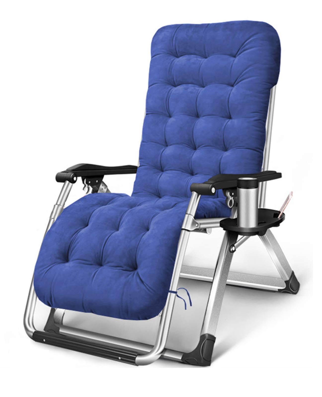 Chaise zéro gravité 65cm pliante et transat de jardin XL pour grand confort