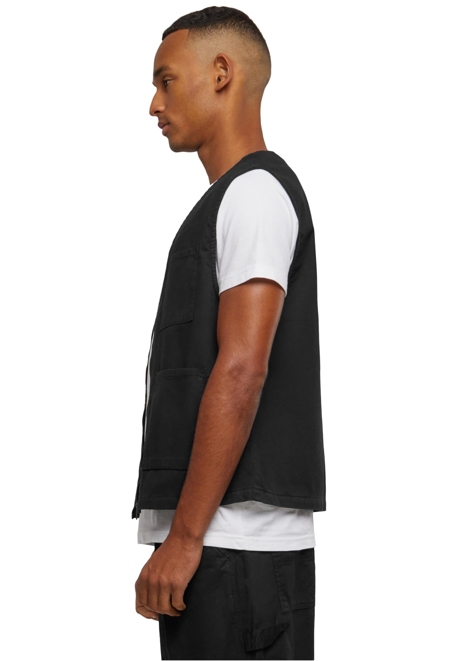Urban Classics Chaleco de Algodón Orgánico Chaqueta Hombre