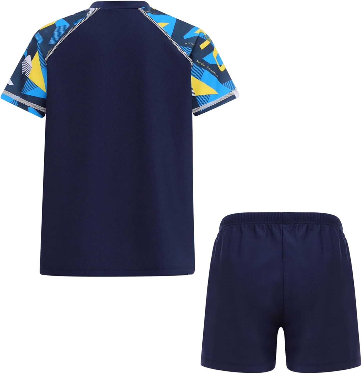 Sxiwei Kids Boys Short Sleeve Beachwear Swimsuit Athletic Water Sport Swimming Surfing Suit