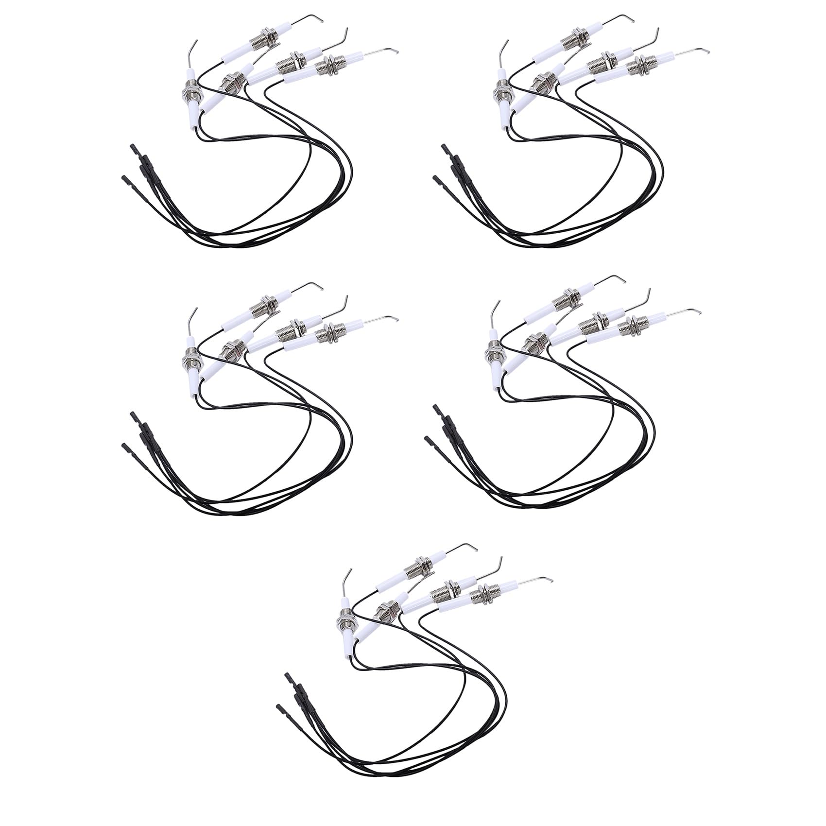 Ignition Accenditore di Elettrodi Ceramici A Spina con 30cm nel Terminale Rotondo 25pcs / 2.3mm
