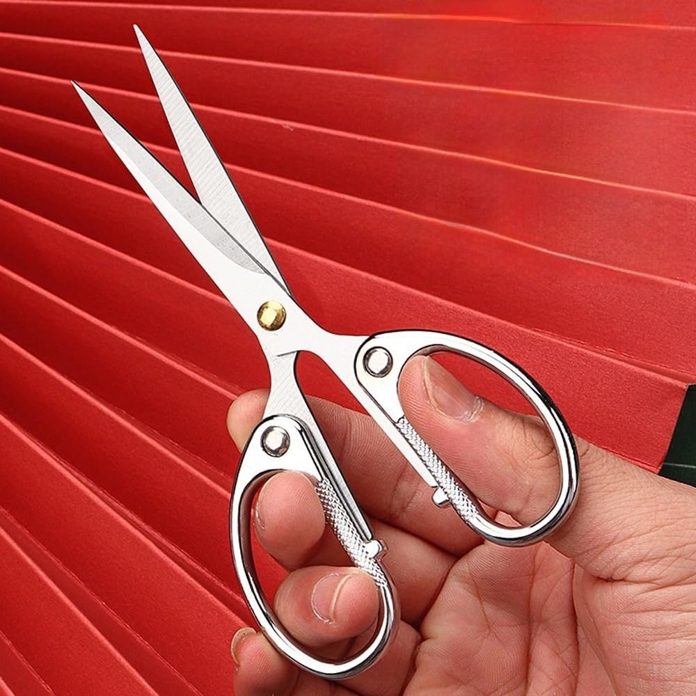 Amazon.com: Aemoe 5inch All Stainless Steel Office Scissors,Ultra Sharp ...