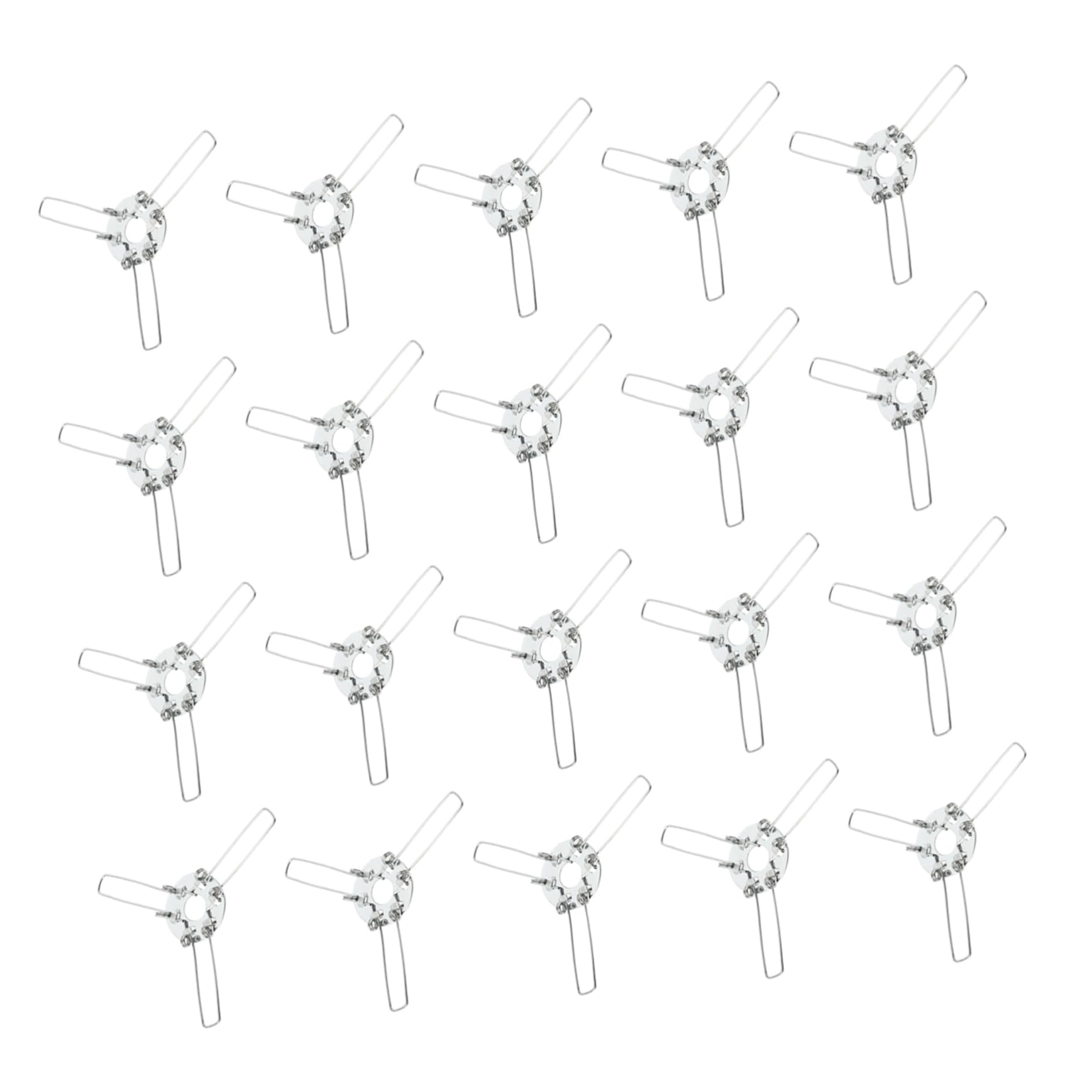 20pcs Forks Lampshade Support Clips Stable Spring Clips for Fixing Lampshades for Diy Lighting Accessories and Home Decor Compatible Rattan and Glass Shades