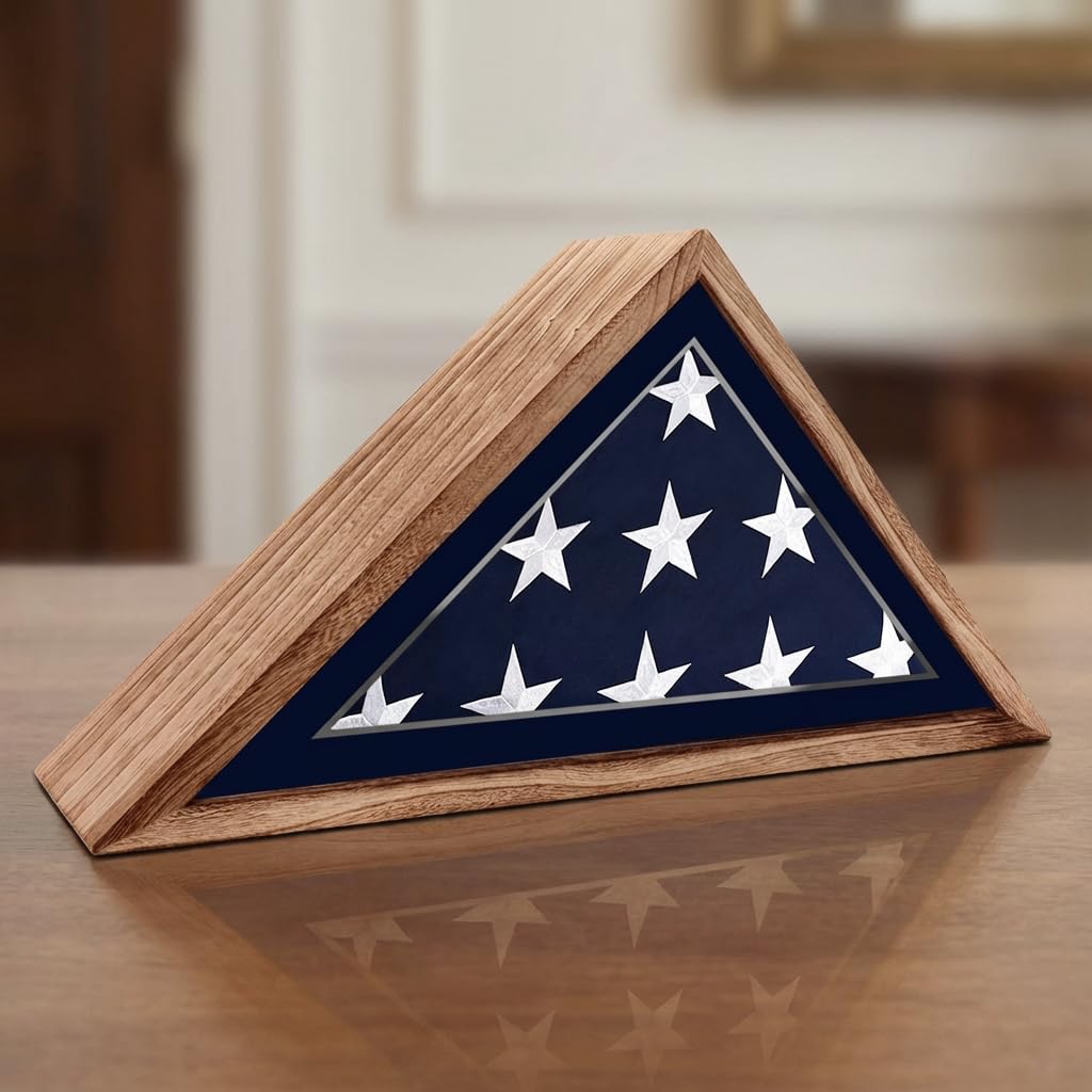 Buy Flag Display Case for 5' x 9.5' American Veteran Burial Flag
