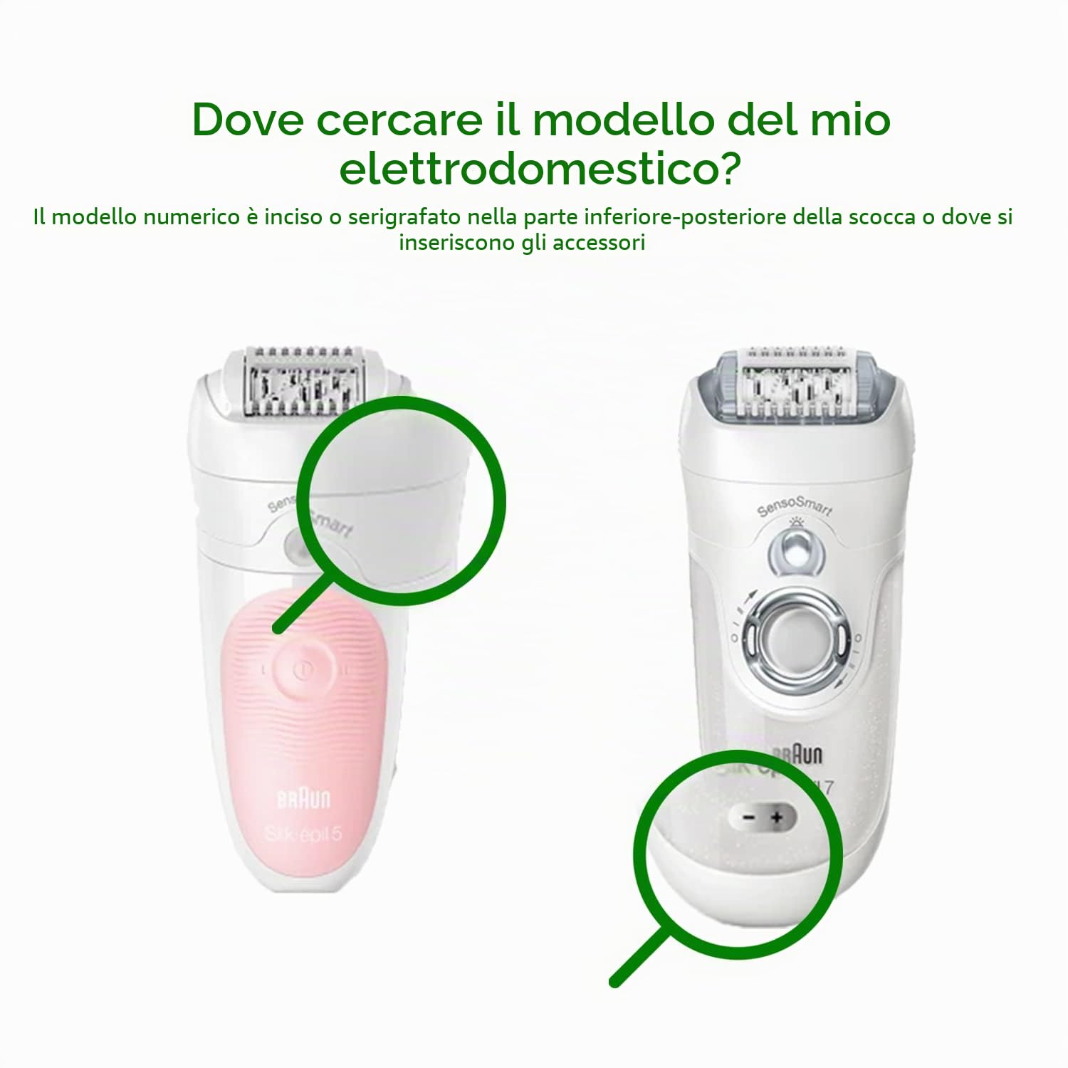 Elettrotodo - Testina epilazione per Silk Epil 5 e 7