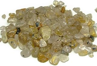 【hinryo】 200g 天然 浄化 さざれ 鑑別済・本物保証 天然石 パワーストーン (タイチンルチル さざれ-200g)