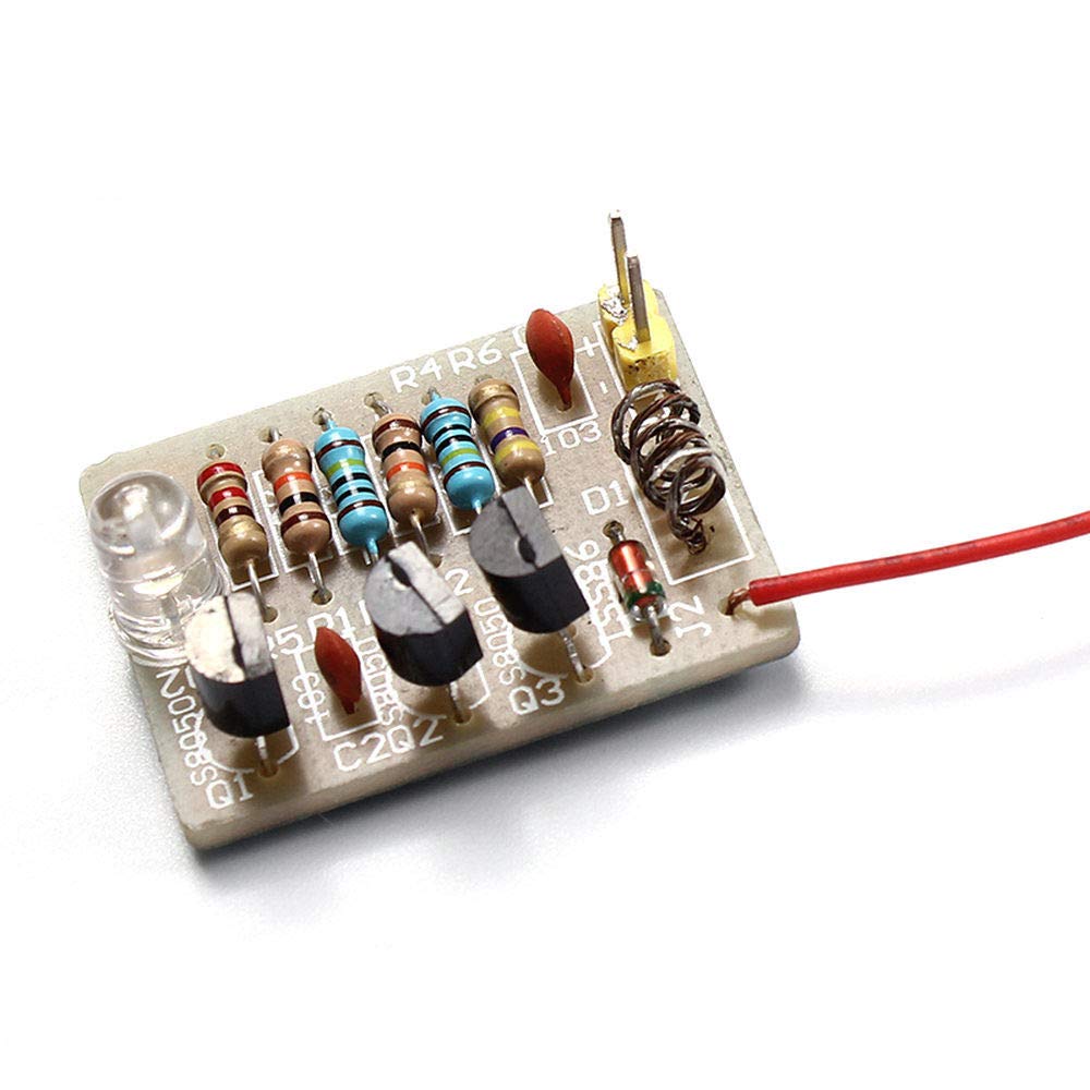 Electronic DIY Kit Mobile Phone Signal Flash Light DIY Kit 3-12V Radiation Power Do-it-Yourself