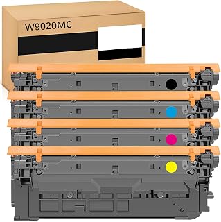 Cartucho De Toner Compatível W9020MC W9021MC W9022MC W9023MC Para Impressoras Para HP Color LaserJet Gerenciadas E75245dn Toner 4 Pack(BCMY)