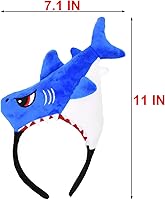 Vista 98 de HODRME - Diadema de orejas y cuernos de animales de felpa, para Halloween, Navidad, festival, fiesta temática de animales, cosplay, o disfraz