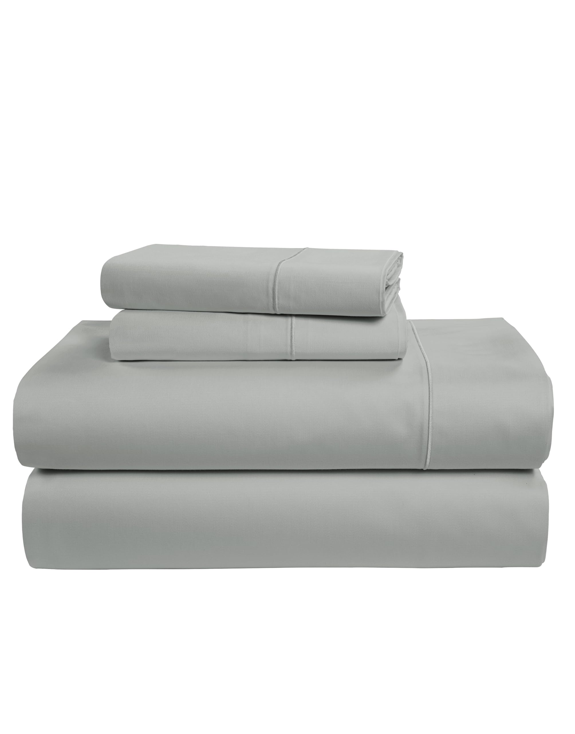 100% Egyptian Cotton Sheet Set Queen Size – Silky Sateen Weave Queen Sheet Set for Winter Sleep Comfort, 15" Snug Fit Deep Pocket, Breathable & Durable, Hotel-Quality Soft Luxury You Can Feel - Taupe — view 64