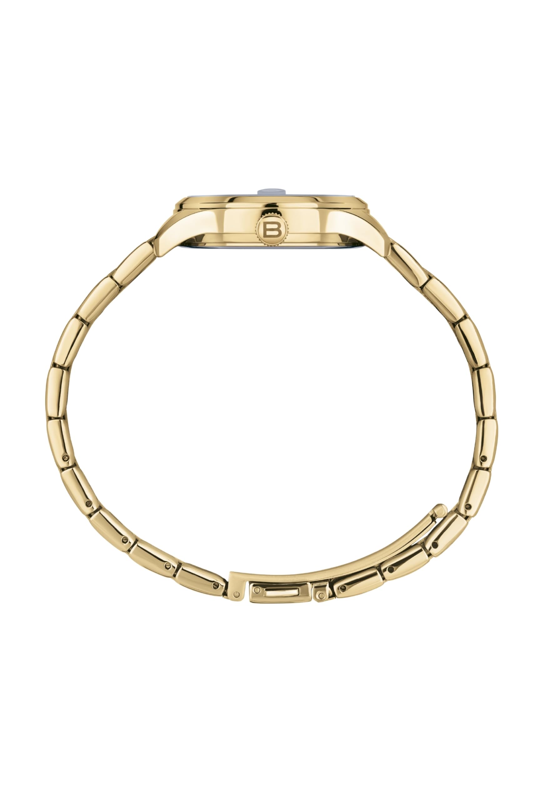 Breil, Collezione Classic Elegance, Orologio Donna Solo Tempo, in Acciaio IP Light Gold, Bracciale Lucido e Satinato, Quadrante Sunray Color Champagne, Indici e Sfere Bianchi, Cassa 32 mm, Color Gold