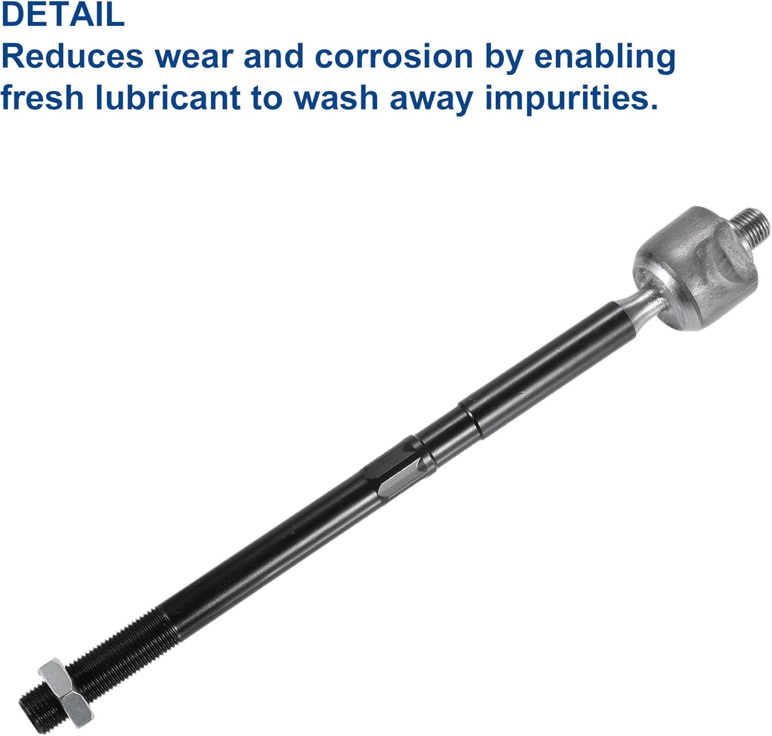 ACROPIX Front Inner Tie Rods Fit for Chrysler 300 for Dodge Challenger - Pack of 2 Black