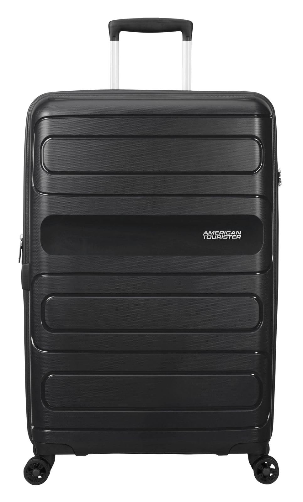American Tourister Sunside Spinner 77 Expandable, 4.5 Kg, 106/118L, Black
