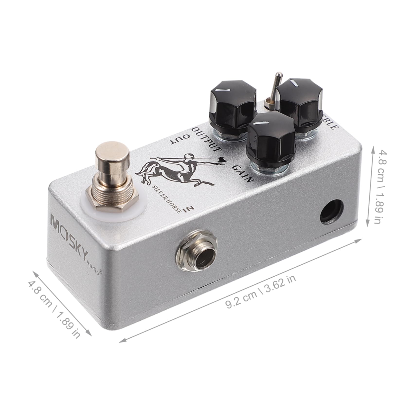 Yardwe 1Pc Mini Guitar Effect Processor Professional Overload Effector for Electric Guitar Compact Design Durable Construction for Home Outdoor Use