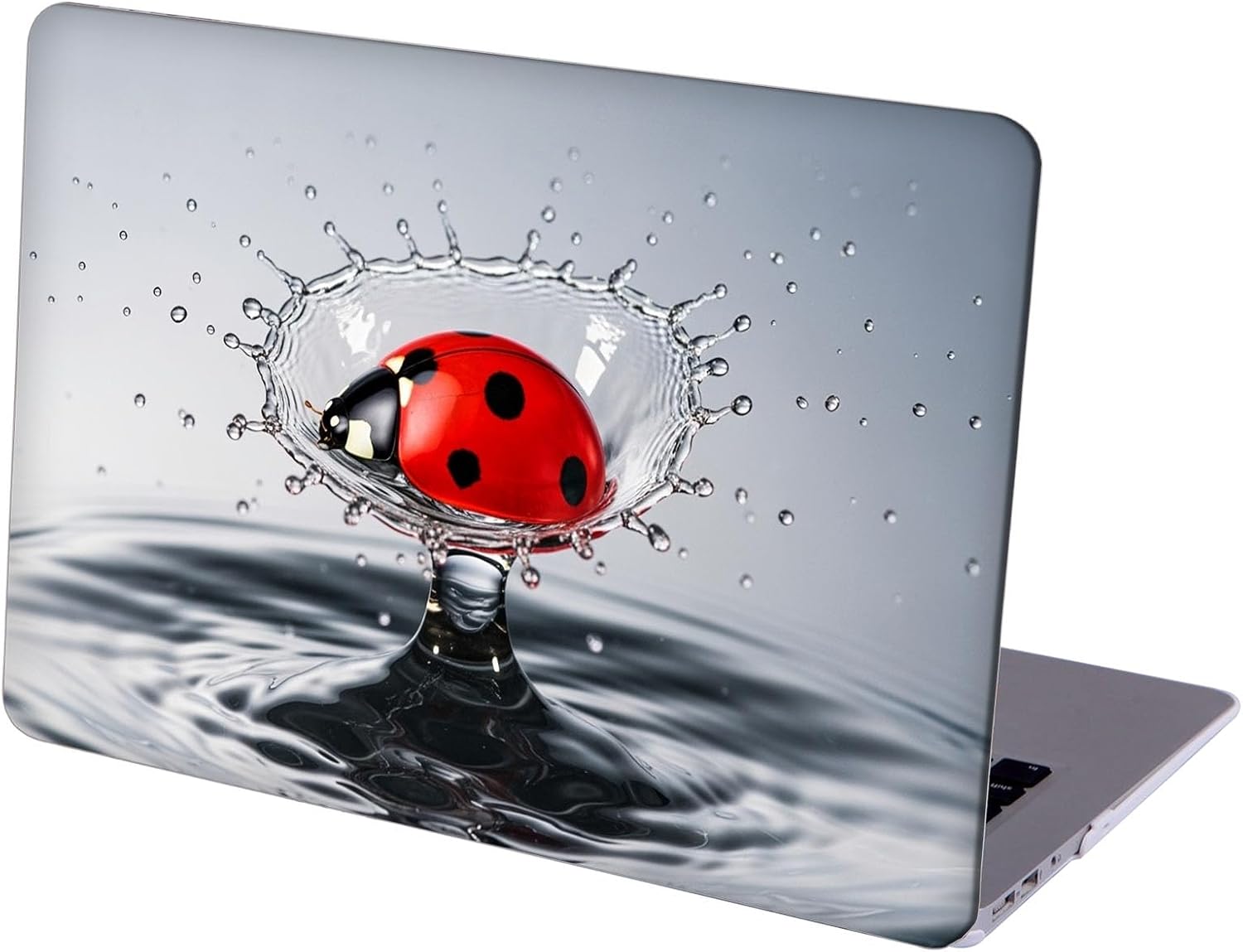 Compatible with MacBook Neo 13-inch, Hard Shell Case with Keyboard Cover and Screen Protector (A3404 A18 Pro chip, 2026 Release) - Ladybugs MC21122