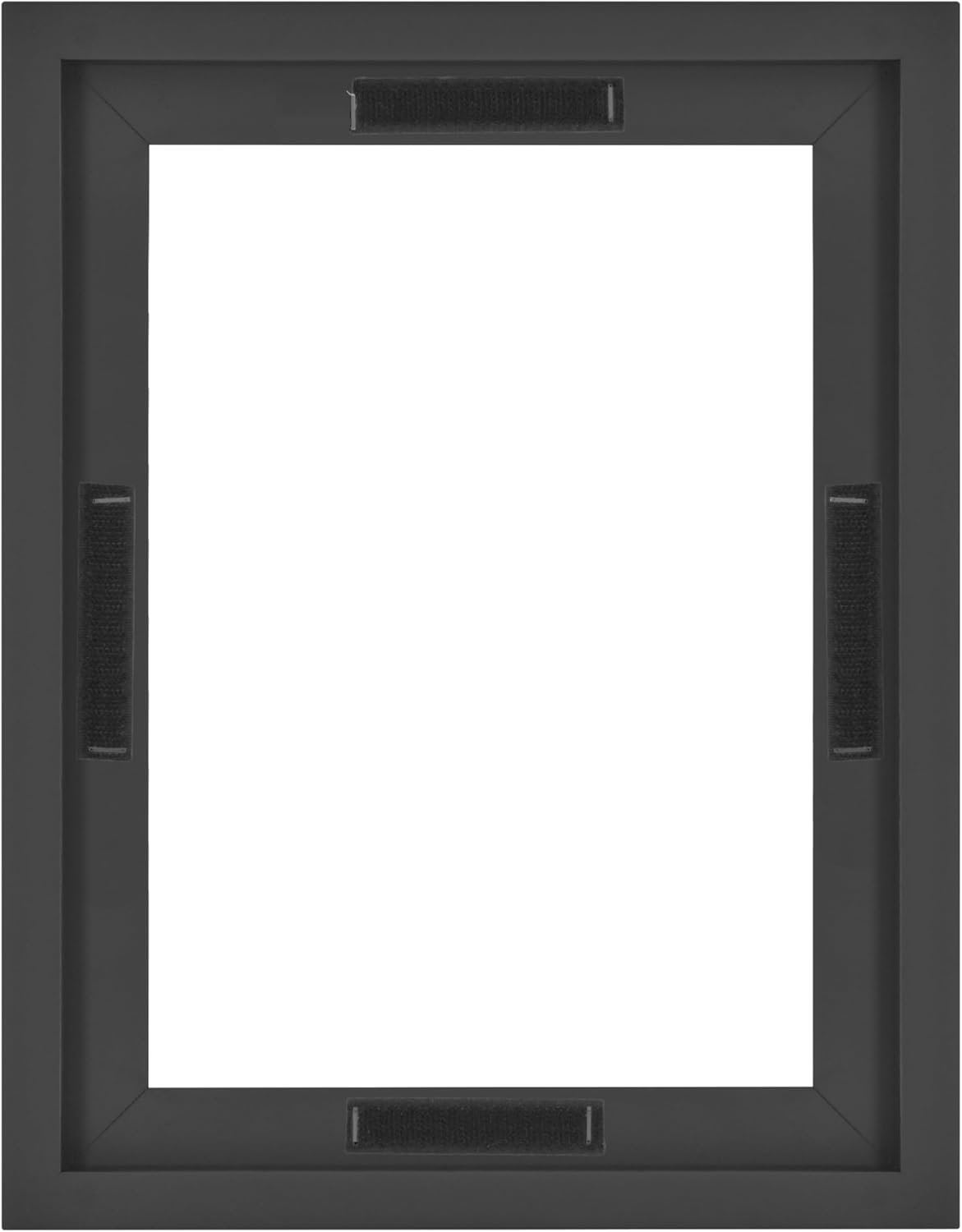 MCS Canvas Float Frames 9x12 Frame, Black Frame for Finished Canvases, Vertical & Horizontal Wall Hanging Large Frame with Adhesive for Canvas Paintings (1-Pack) Black 9x12 Without Canvas