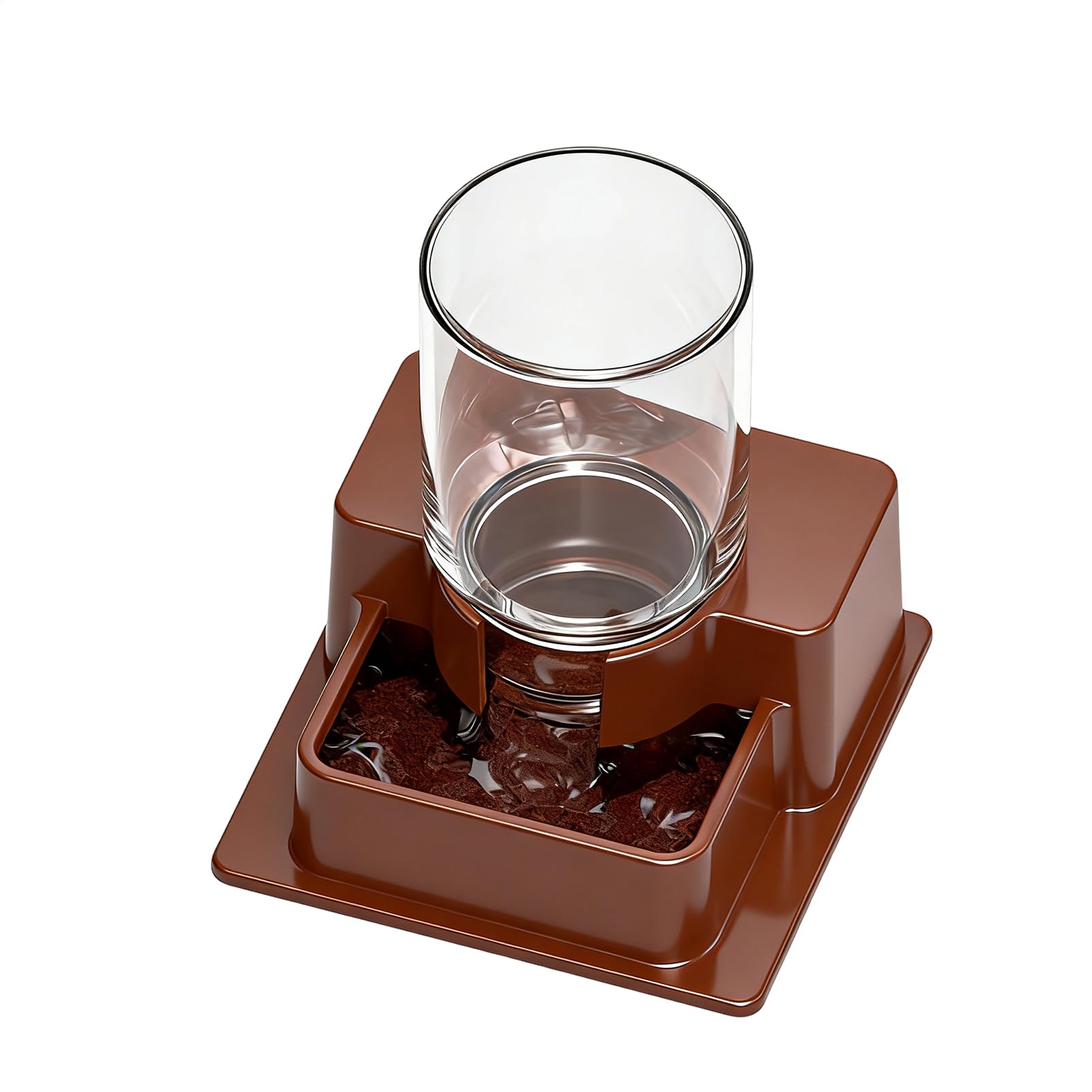 Masoog Fuente de Agua de Dragón Barbudo,Cuenco Automático Desmontable para Reptiles - Bebedero para Lagartos y para Serpientes de Terrario | para Camaleón, Gecko, Rana, Ermitaño, Anfibios, Terrario y