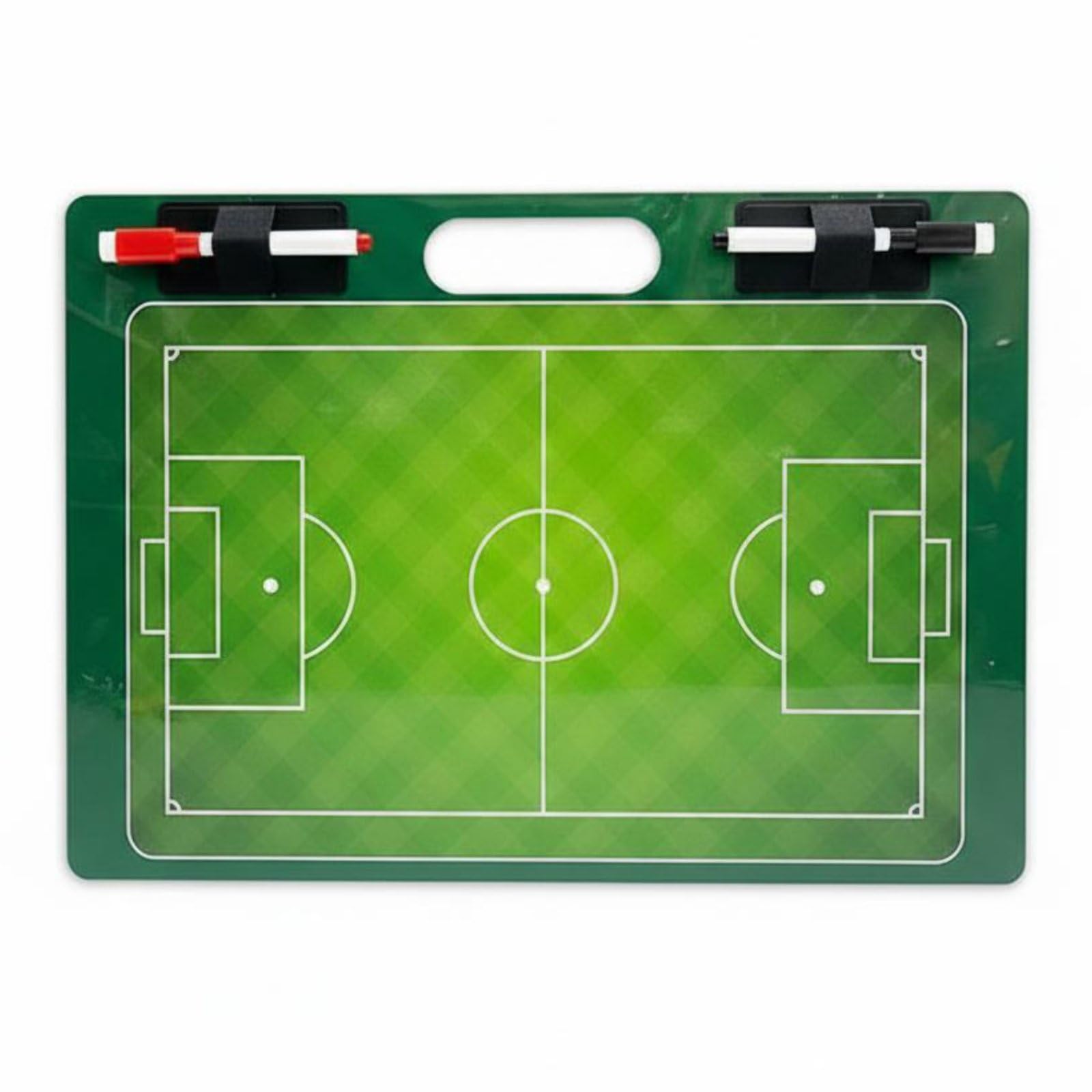 Lavagna Tattica Calcio Tavola Strategica Pannello Allenatore Plancia Allenamento Materiale Pvc Layout Campo Completo Superficie Cancellabile per, color to 1
