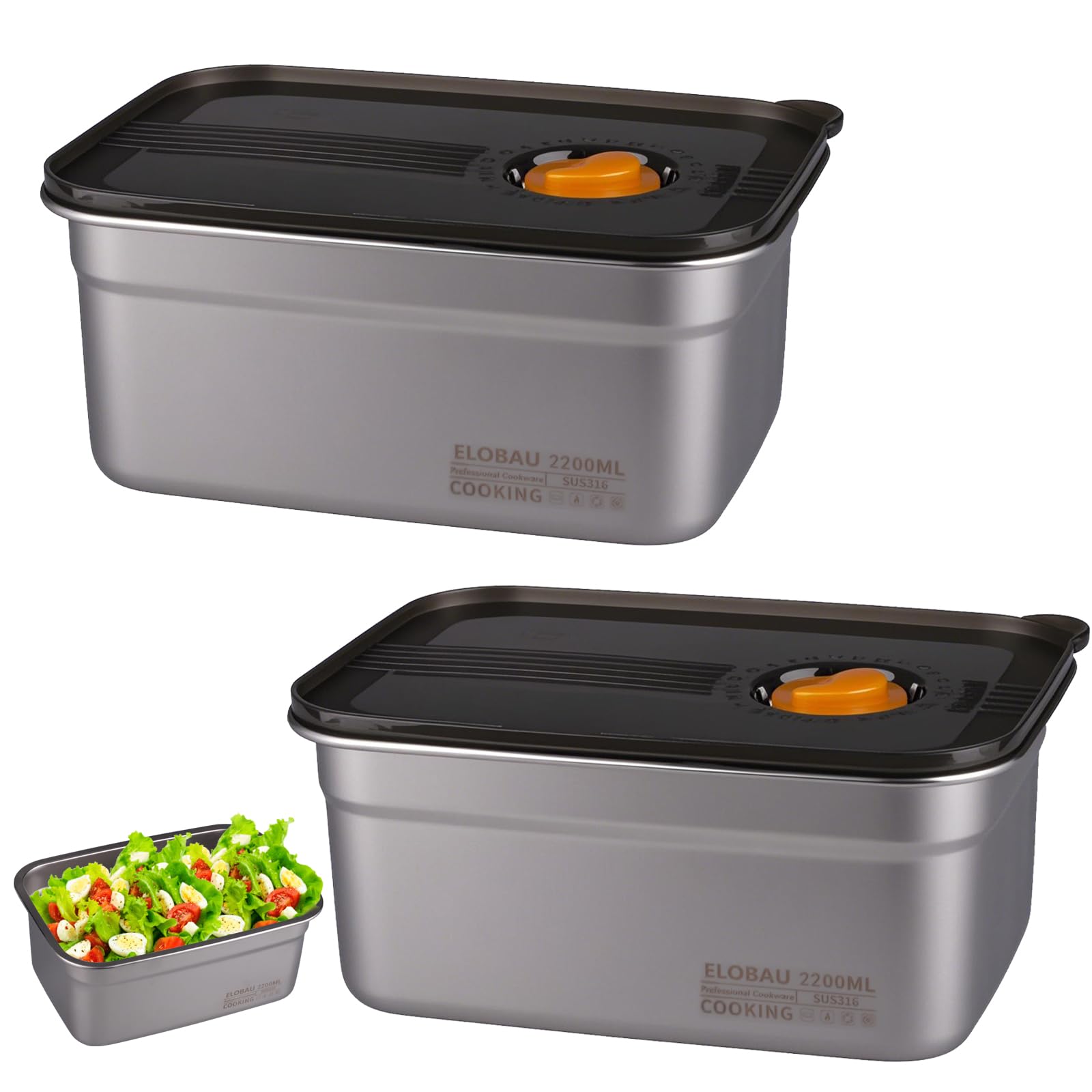 Boites de conservation sans BPA pour éliminer le plastique en cuisine