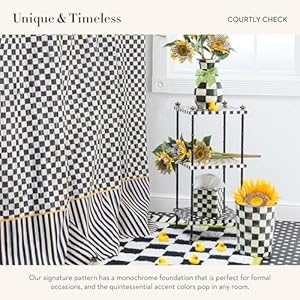 Mackenziechildstissueboxcovertissueholderforhomedecorblackandwhitecourtlychecksquare Urban Country Home Decor Mackenzie childs tissue box cover tissue holder for home decor black and white courtly check square urban country home decor