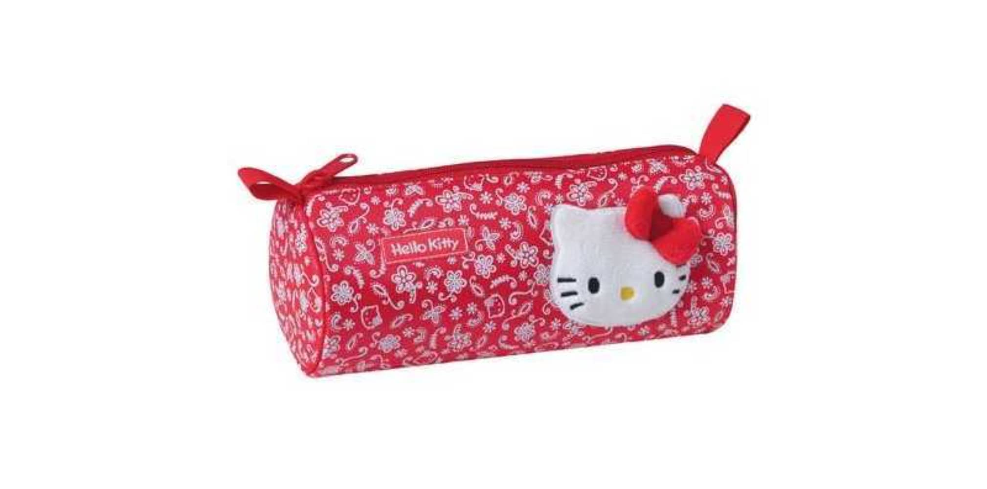 Aymax Lapicero Portatodo Neceser Cilindrico Hello Kitty 20x8cm