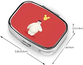 Amazon.co.jp: ベイマックス ピルケース 薬ケース 2段分割 長方形