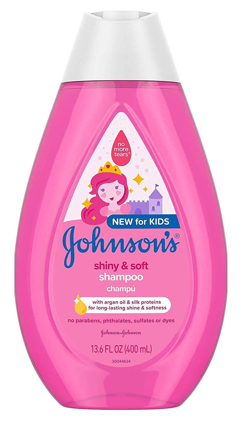 Johnsons Kids Shampoo 13.6 Ounce Shiny And Soft (400ml) (Pack of 3)