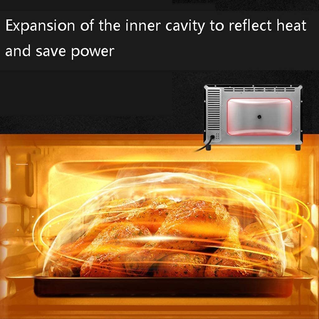 Forno da 26 Litri, tostapane da appoggio a convezione, Timer controllabile dalla Temperatura del Forno, 3 modalità di Riscaldamento, Cottura Multifunzione per Uso Domestico, Torta, Forno Ele