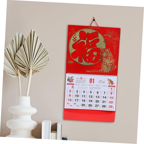 Miniatura 4 de MAGICLULU 8 Pcs Calendar New Year Calender 2022 Christmas China Paper Office