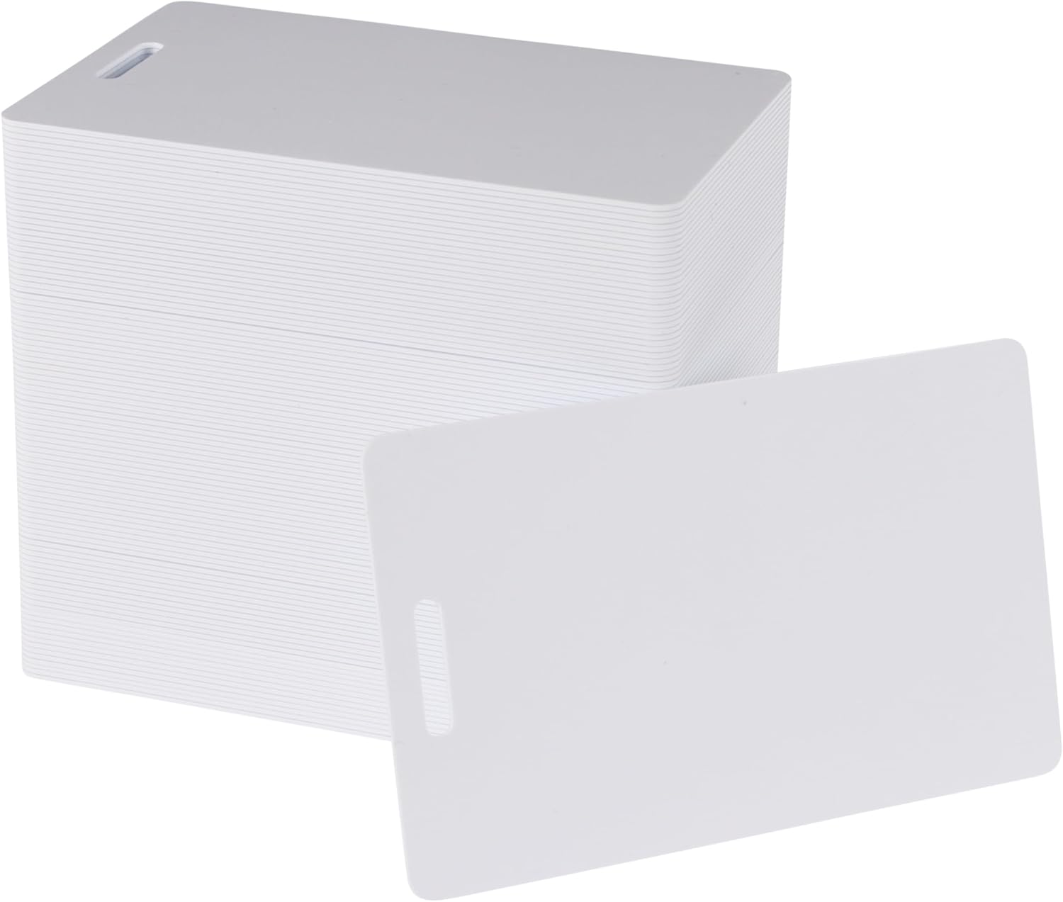 Pack of 500 White CR80 PVC Cards | 30 mil by easyIDea