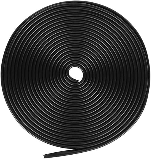 ETOPARS 39 Pollice Guarnizione in Gomma per Porta Auto Protezioni del Bordo della Portiera Forma U Striscia di Tenuta con Lampadina Laterale per Auto Barca 10mm X 17mm