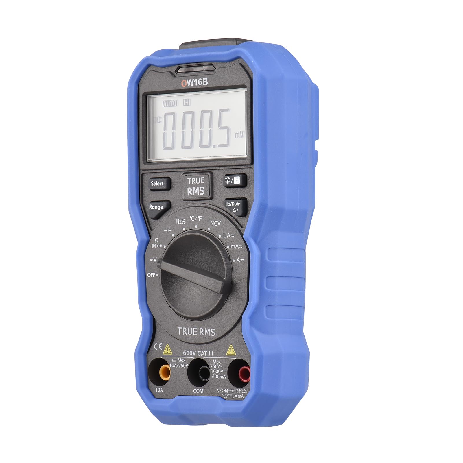 Domary Multímetro BT 5999 Recuentos Multímetro Digital de Rango Automático True RMS con Registrador de Datos Temperatura NCV Registro Fuera Línea para Pruebas Eléctricas