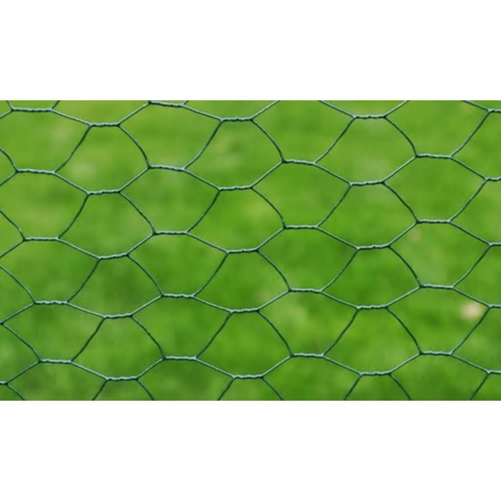 Recinzione in Rete per Pollaio Rivestita in PVC 25x0,5 m Verde,Recinzione in Rete per Pollaio,Recinzioni per Pollaio,Rete per Pollame-140404