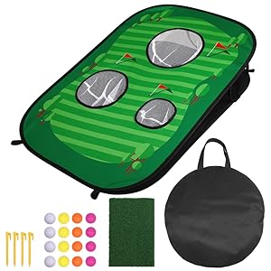 CLISPEED Golf-Chipping-Spiel Set mit 16 Bällen