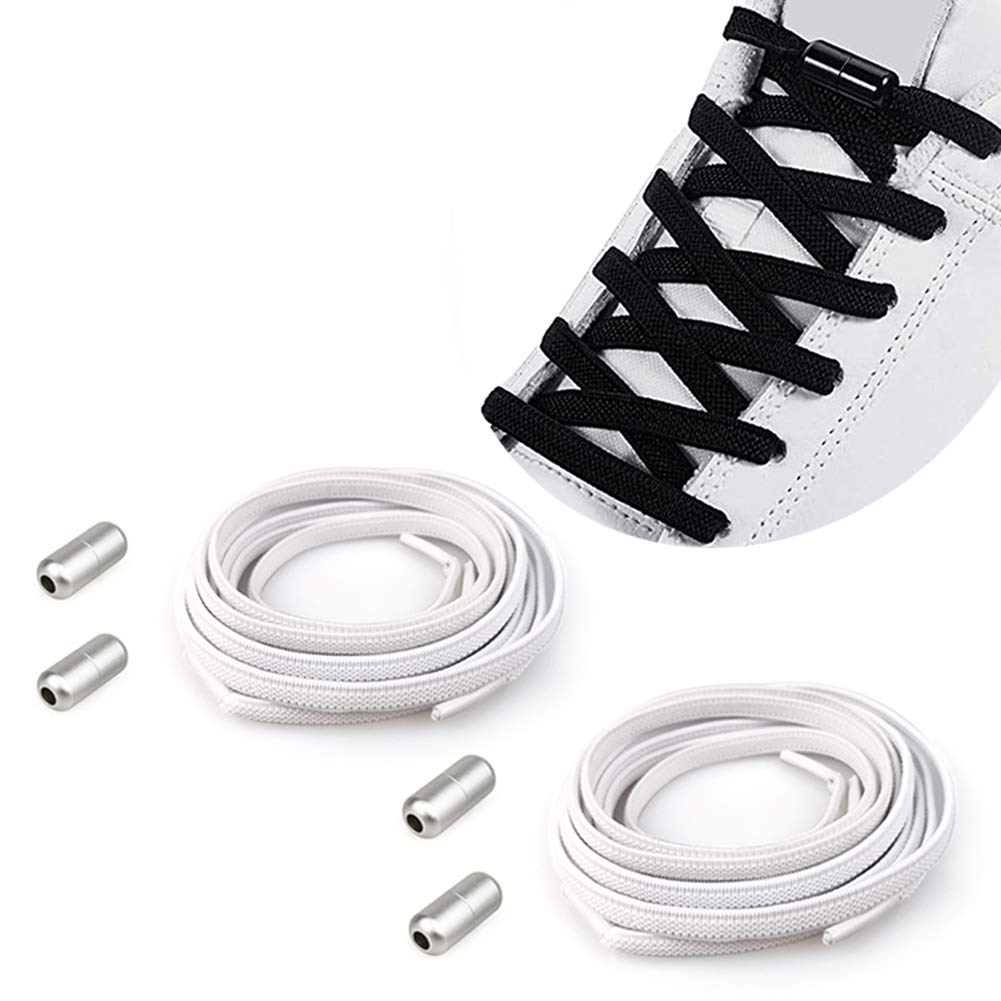 CHYEEH - Lacets élastiques Sans Nœud Pour Chaussures - Adulte/enfant, Silicone Avec Fermoir Métal - Lot Multicolore
