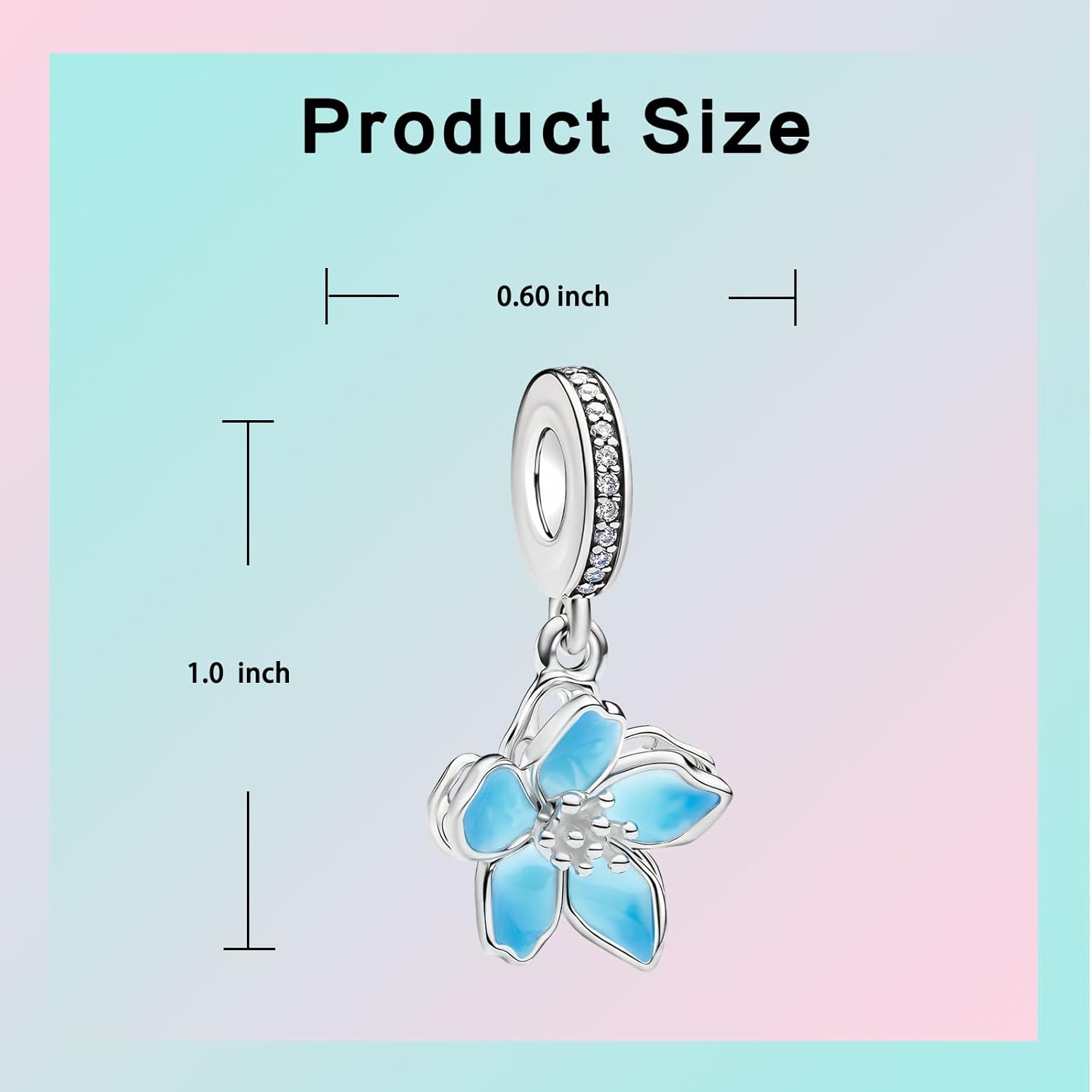 LUXILLA Charms for Bracelets & Necklace 925 Sterling Silver Charms Elephant Happy Birthday Charm Fit for Valentine's Day Mother's Day Jewelry Gift for Women - Image 6