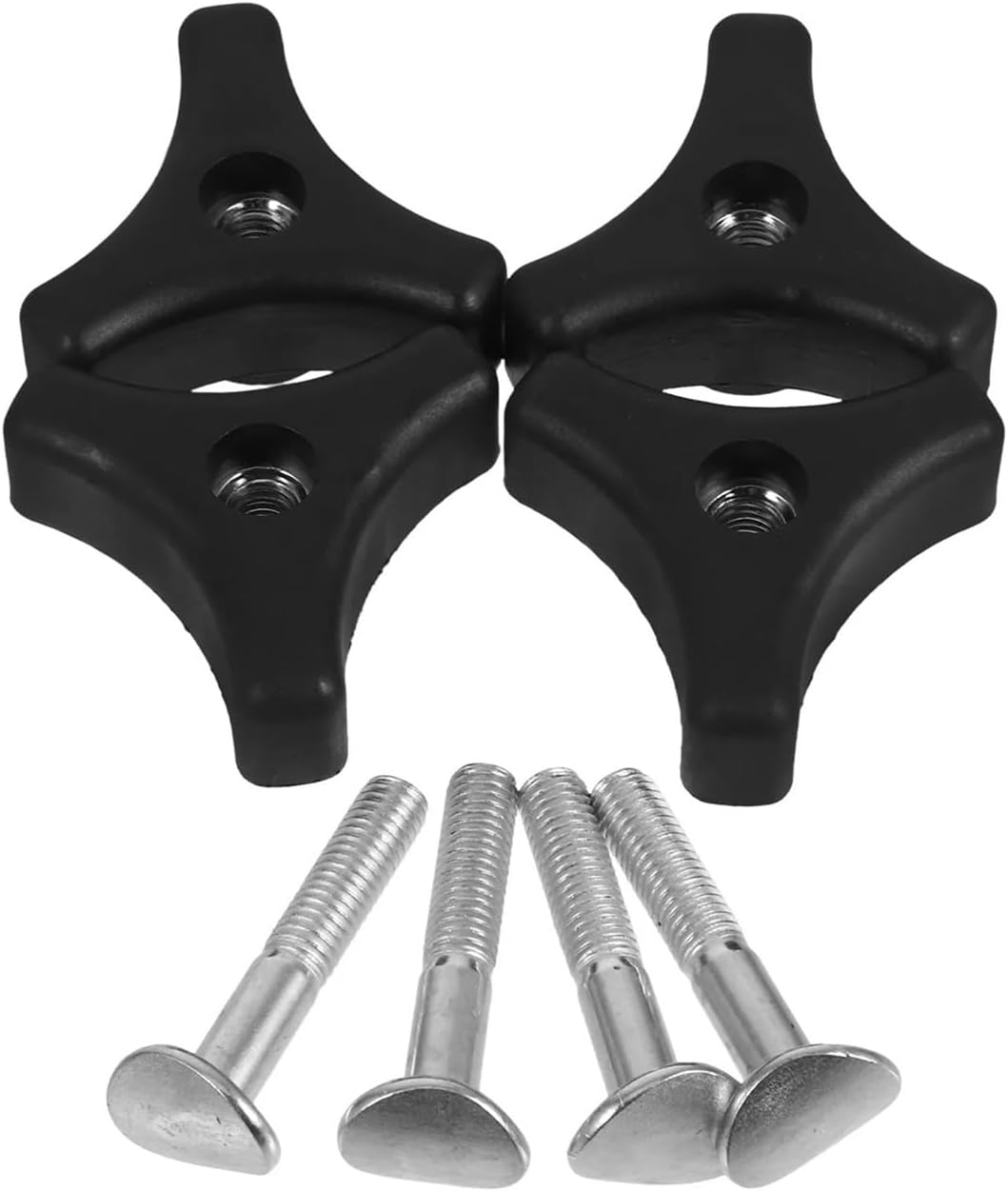4 Set Lawn Mower Handle Screws Nut Bolt Fit for Lawn Assembly