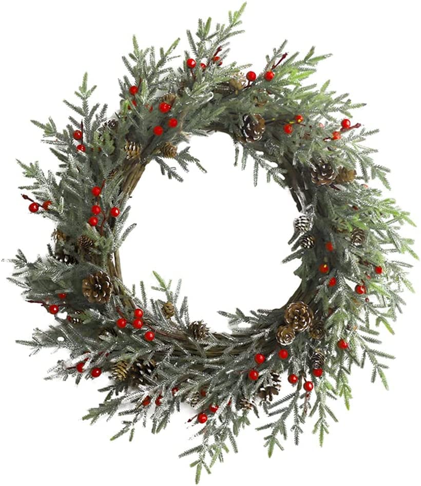 Couronne de Noël intérieure et extérieure pour habiller vos murs et fenêtres