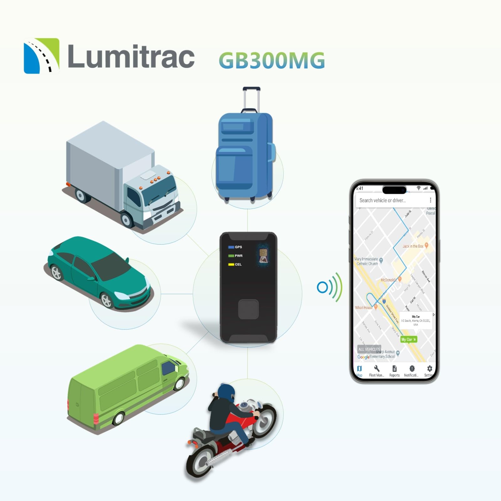 2x Bicycle Warning GPS Tracking Device Sticker - Bike Theft Decal for Top Tube