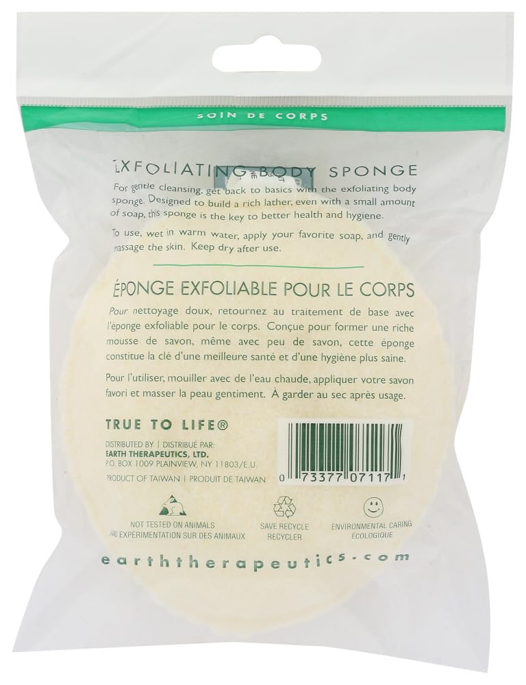 Earth Therapeutics Body Sponge Exfol Oval4