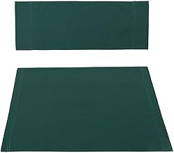 Tutoy 4 Colores Casual Directores Silla Lona Asiento Trasero Kit De Reemplazo De La Cubierta - Verde